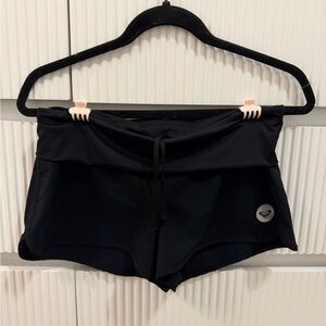 Roxy Women's Jet Black Athletic Shorts